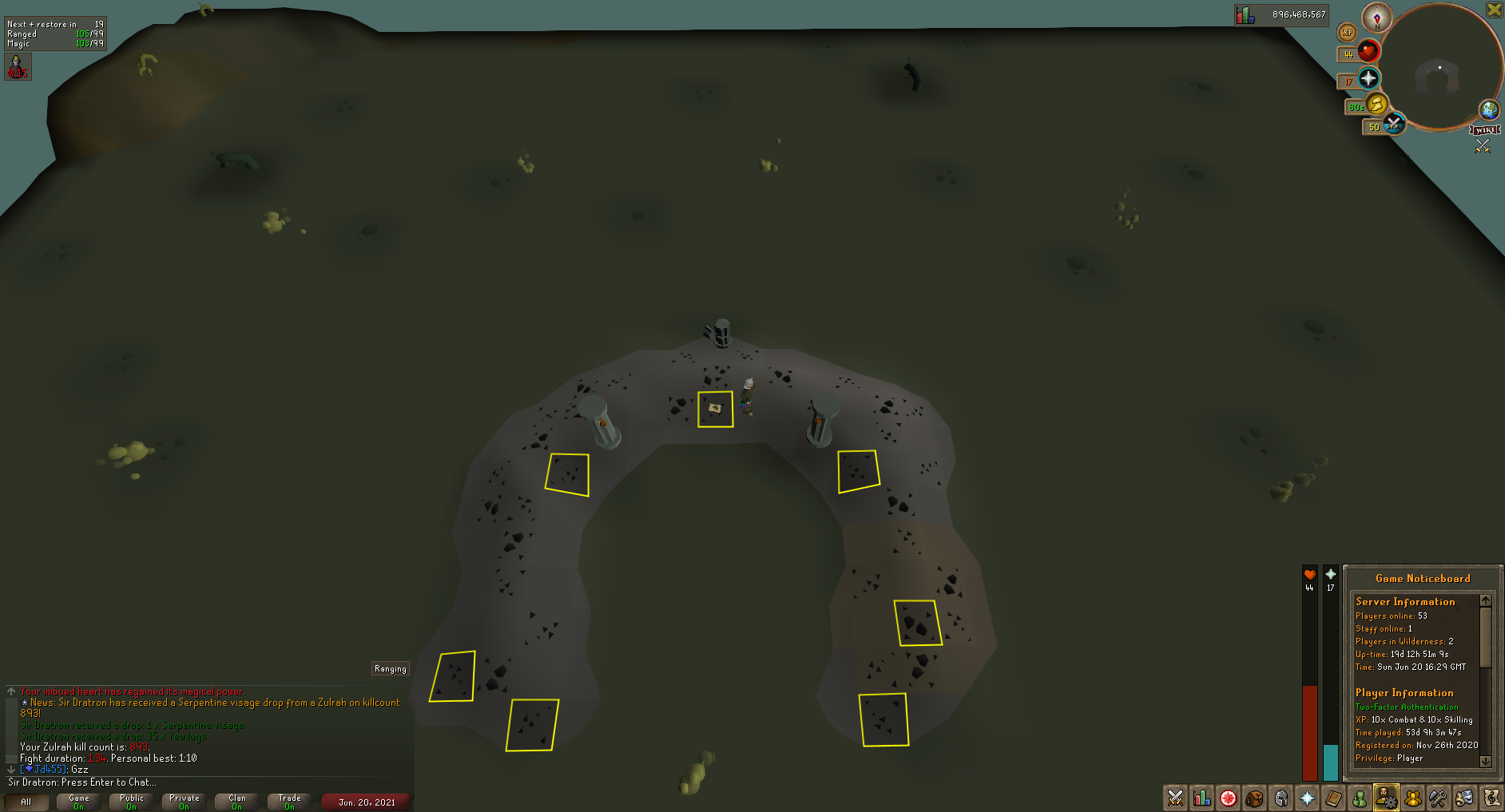 Zulrah Challenge Event Events Archive Zenyte